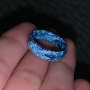 Groove Ring • Agua Pattern • Size 6